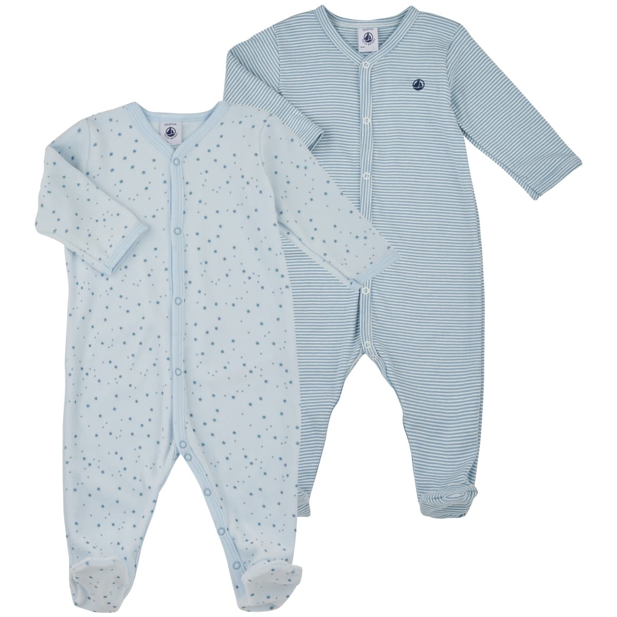 Πιτζάμες Petit Bateau LOT PYJAMA X2