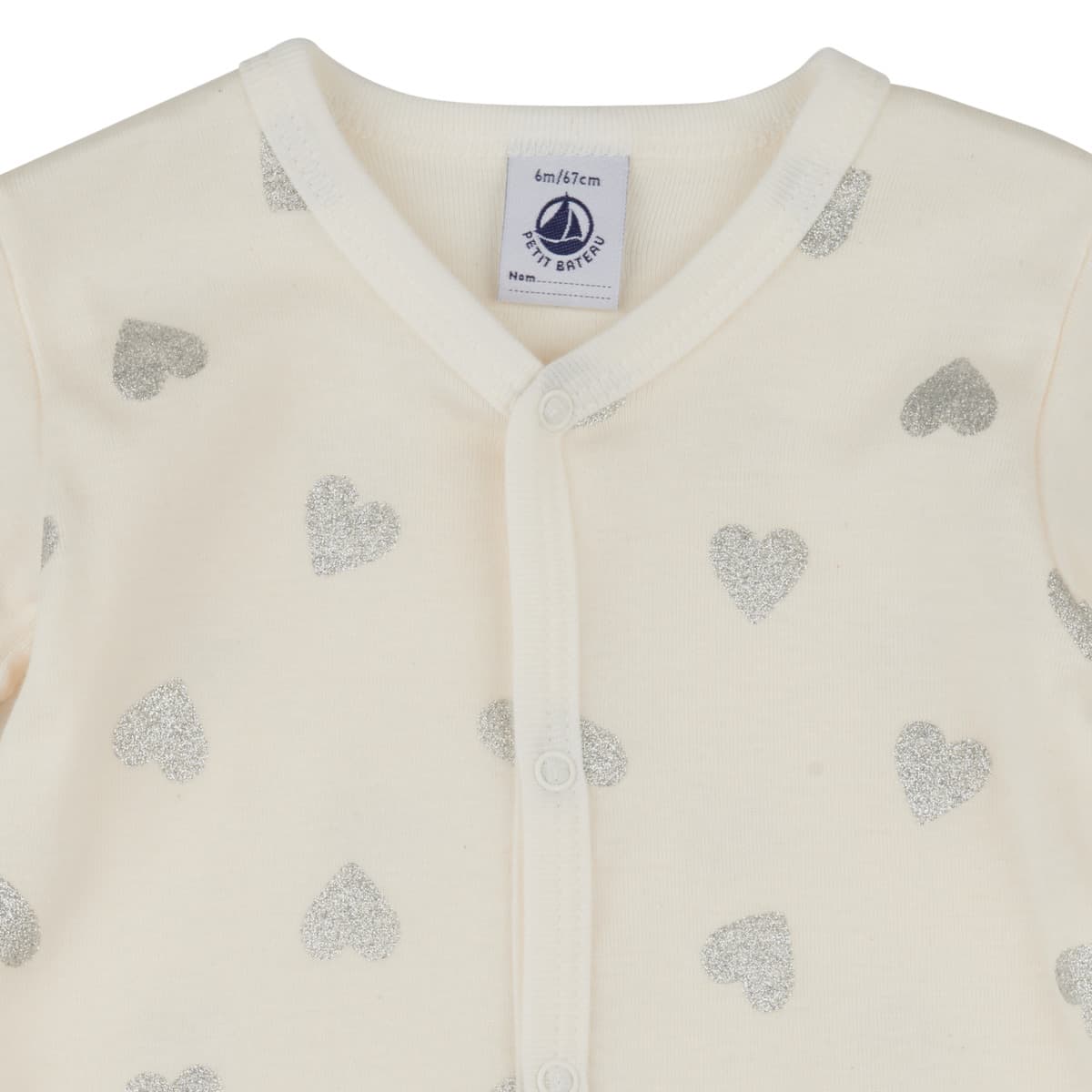 Girls' Pajamas Petit Bateau White