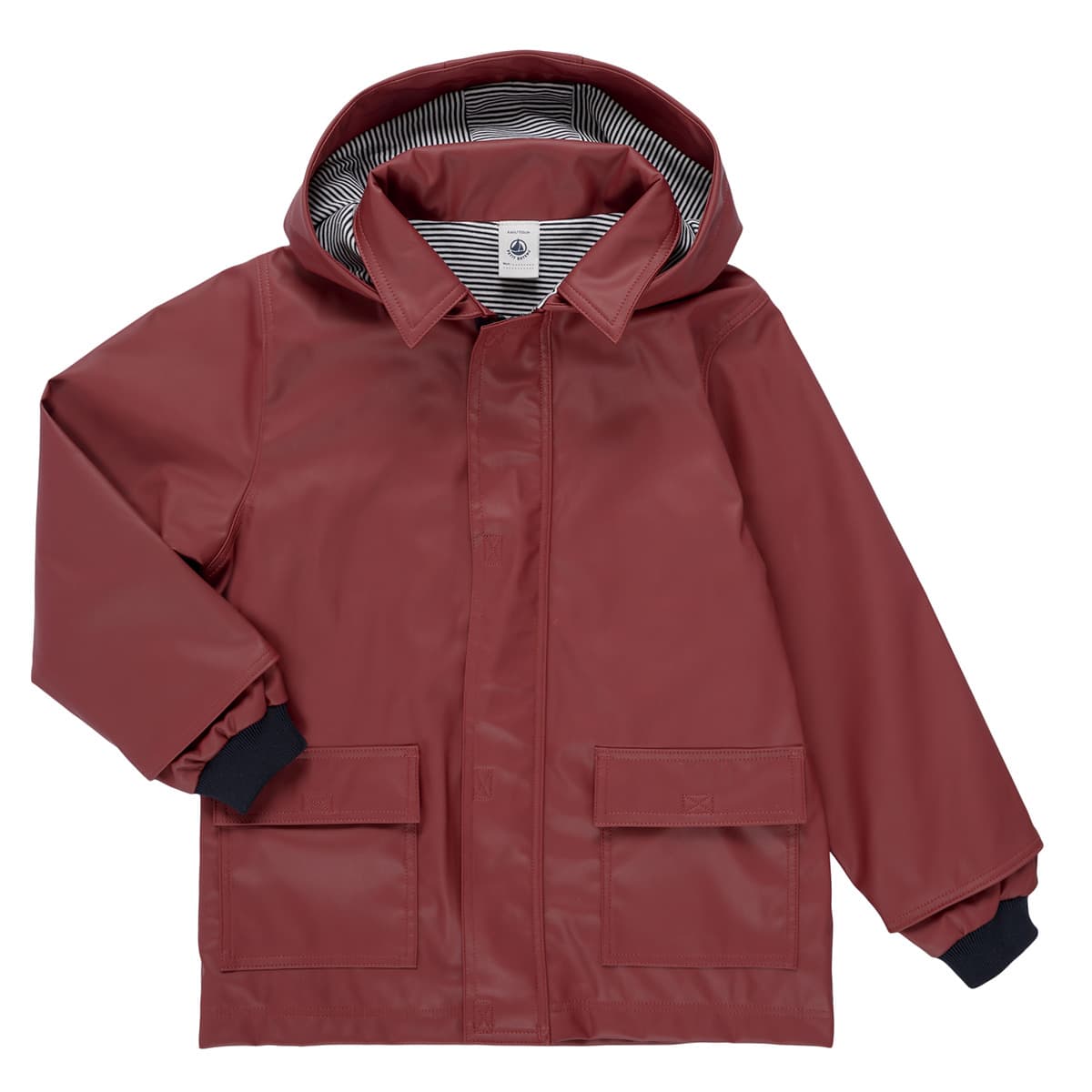 Girls' Parkas Petit Bateau Bordeaux