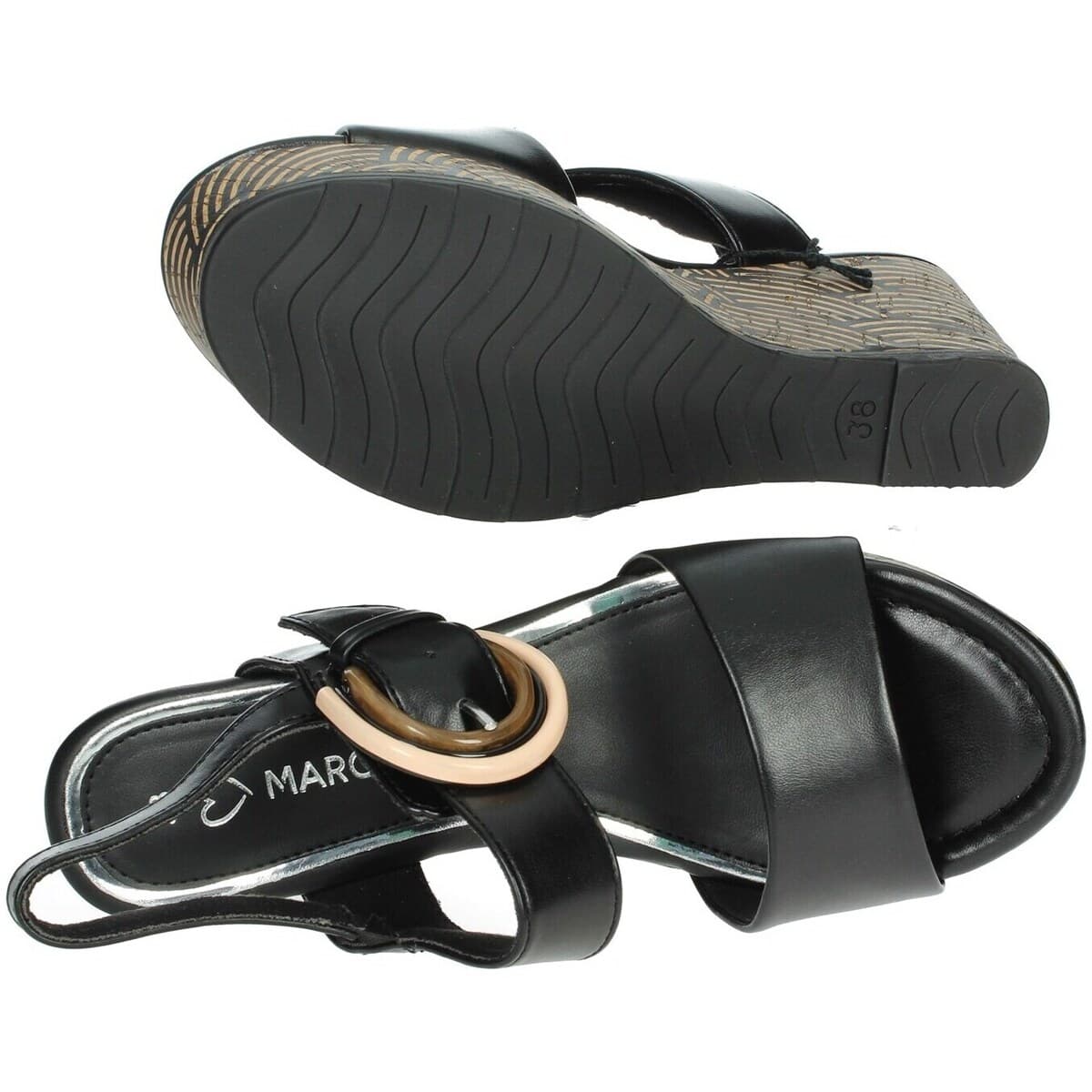 Women's Platforms Marco Tozzi Black