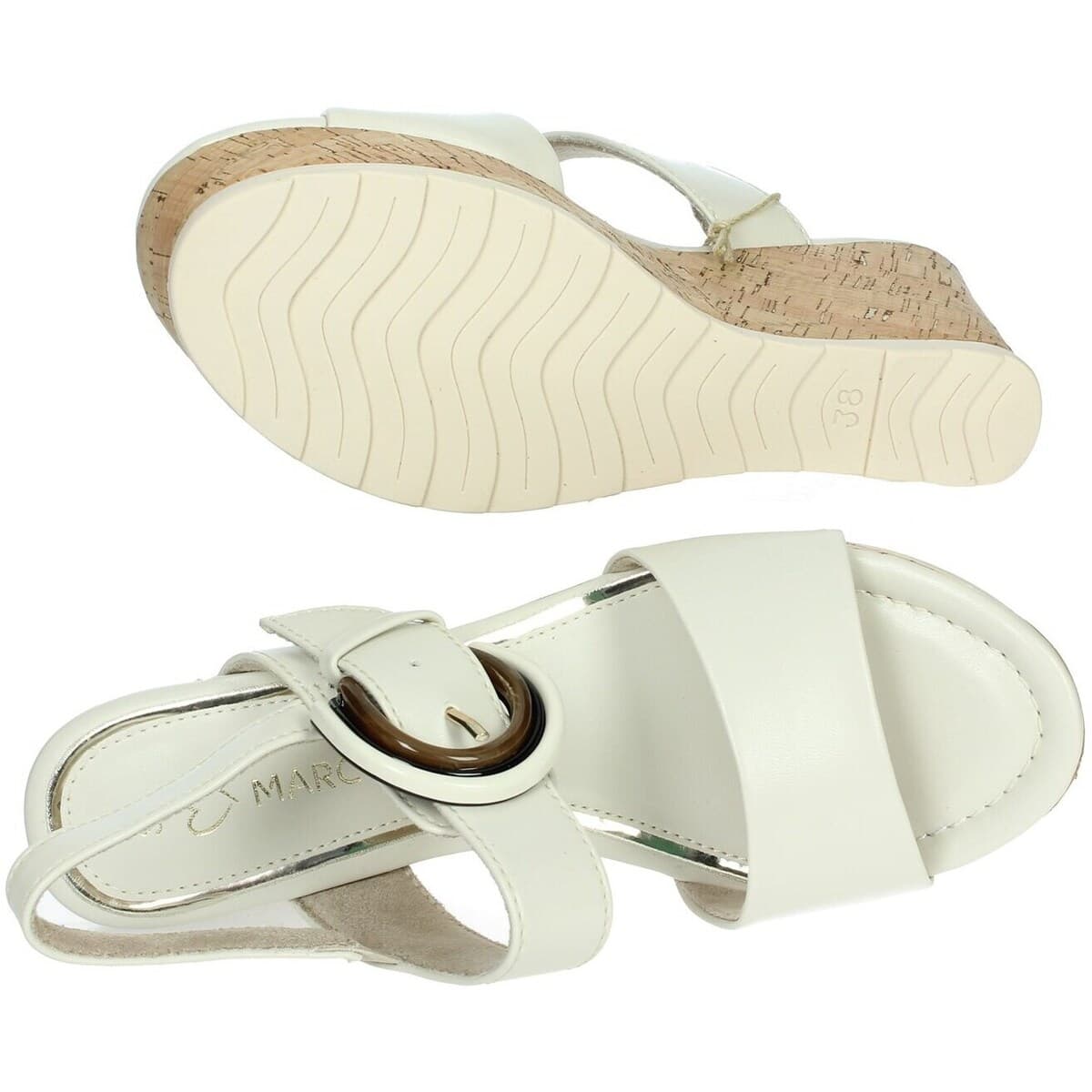 Women's Platforms Marco Tozzi White