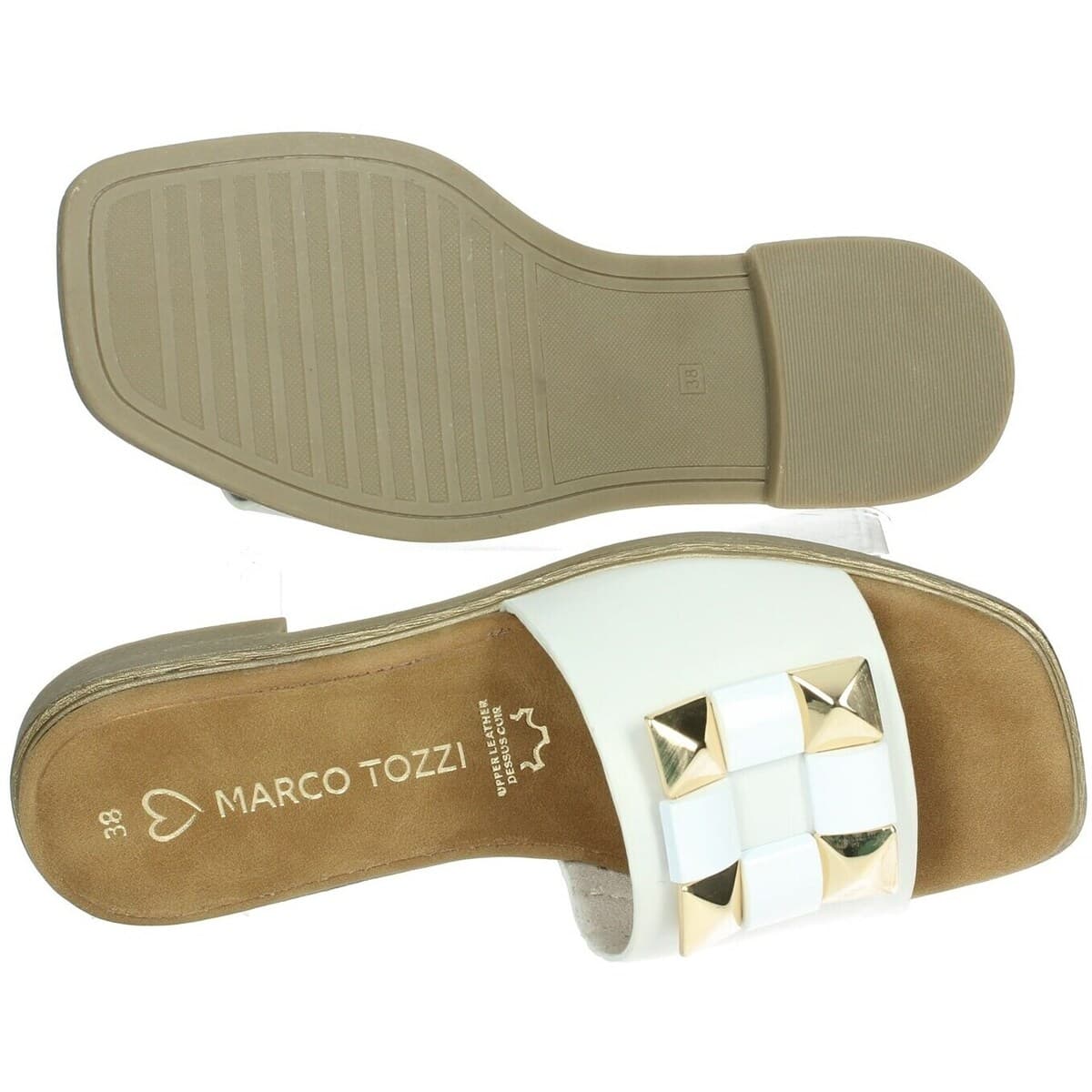 Women's Flip Flops Marco Tozzi White