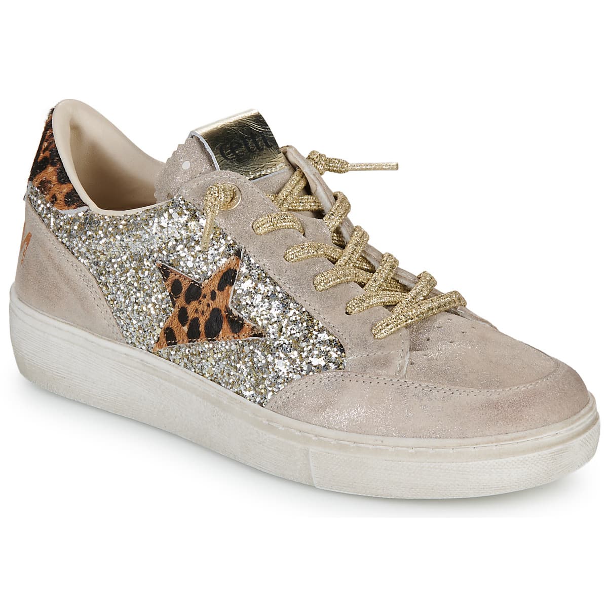 Xαμηλά Sneakers Cetti C-1400-SRA-EXP-INV26-SATURNO-GLITTER-SILVER