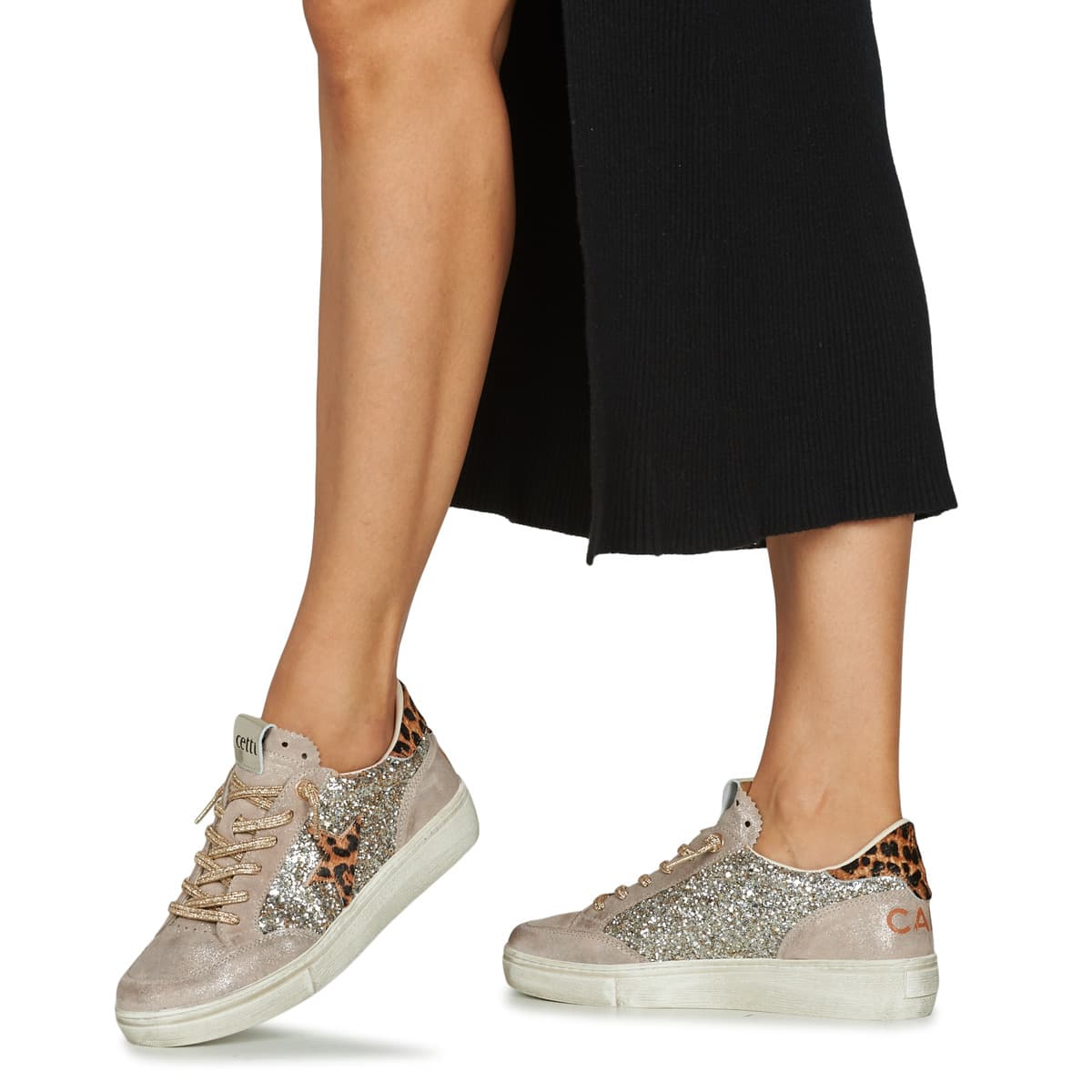 Women's Sneakers Cetti Gold