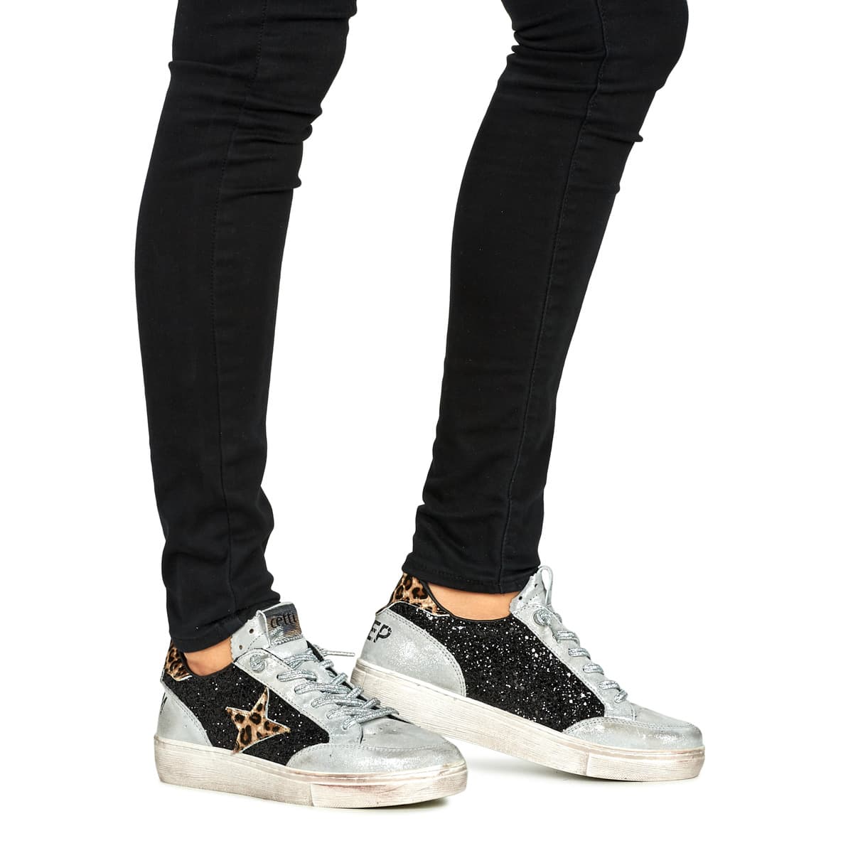 Women's Sneakers Cetti Silver