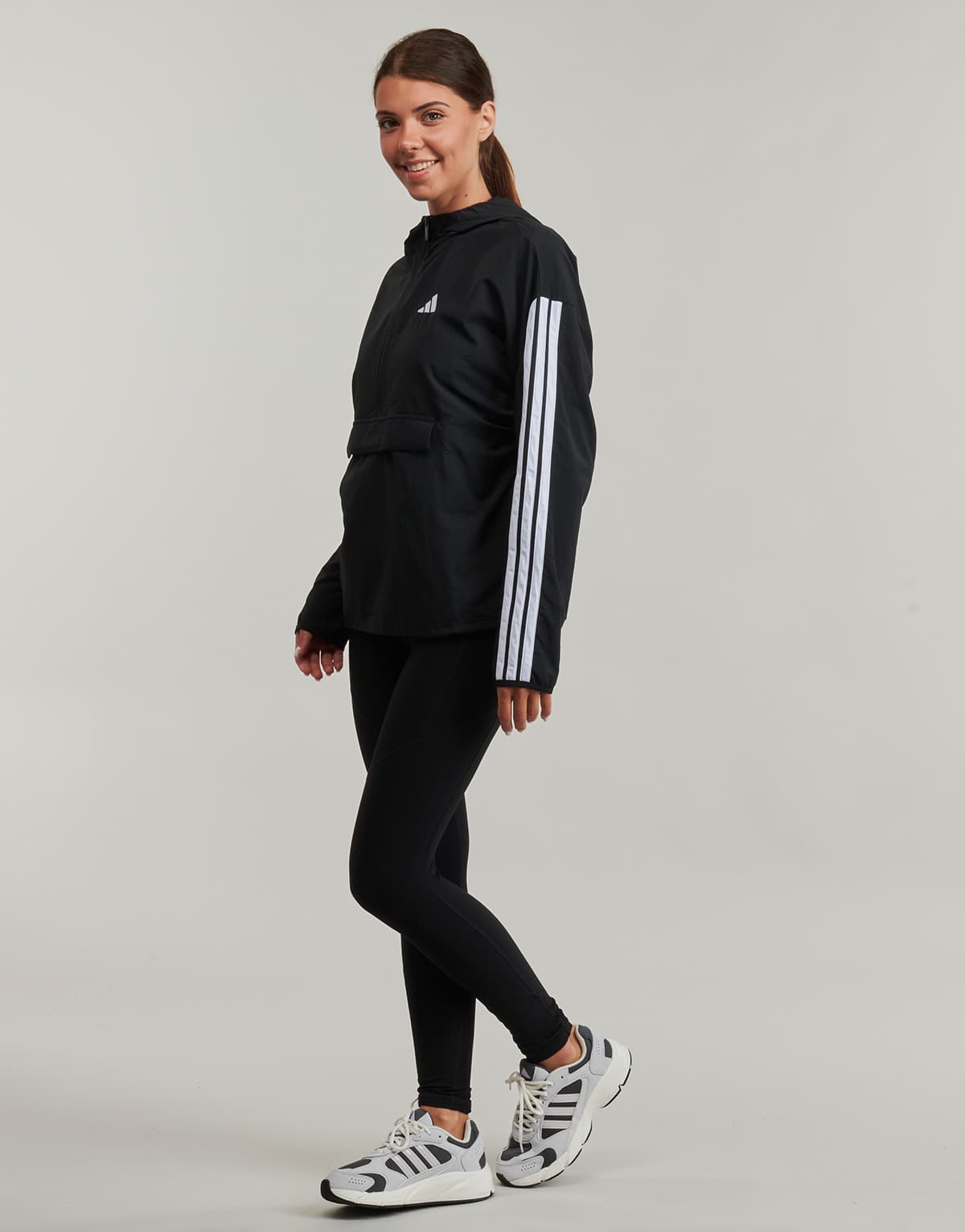 Women's Windbreakers adidas Black