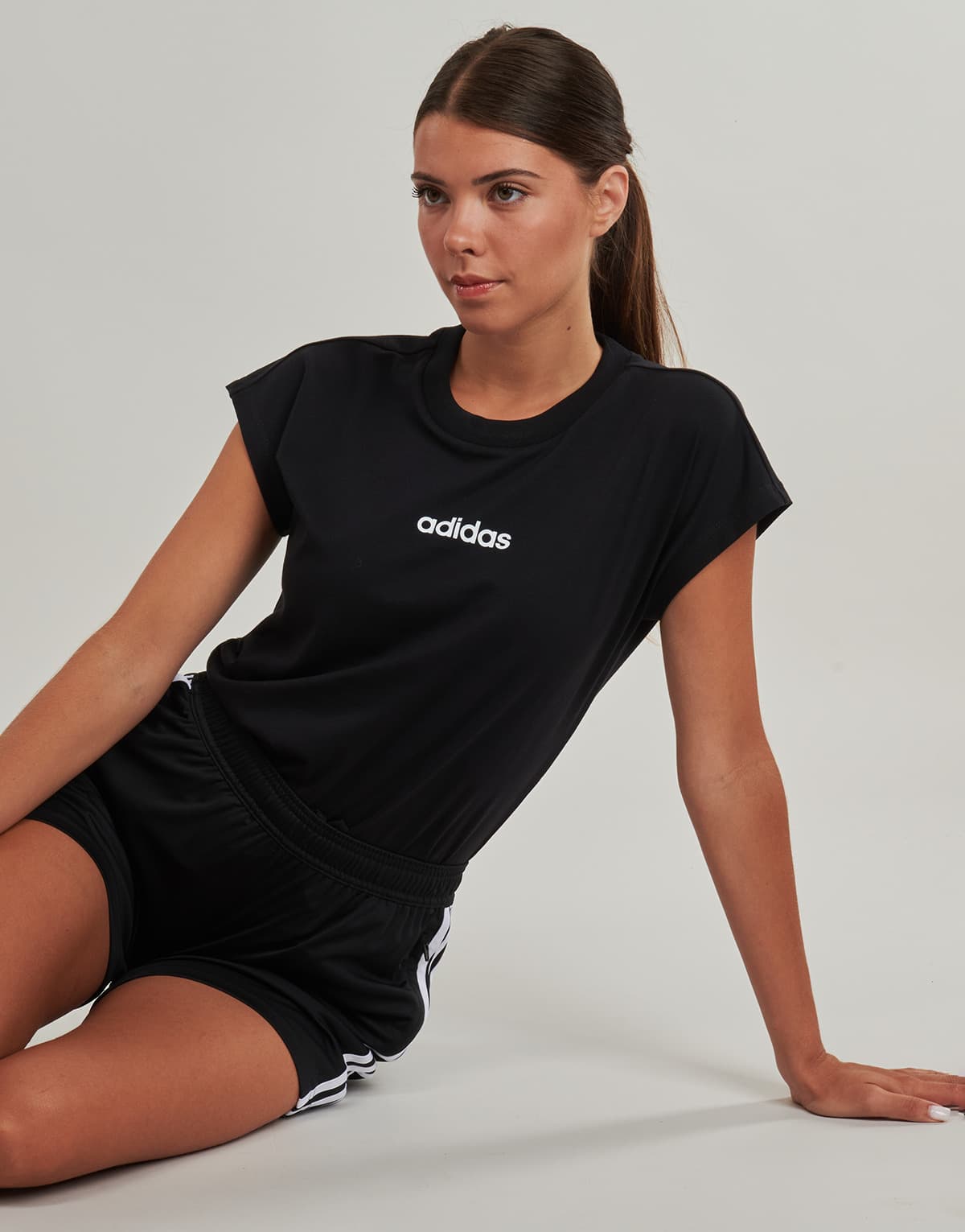 Women's T-Shirts Adidas Black