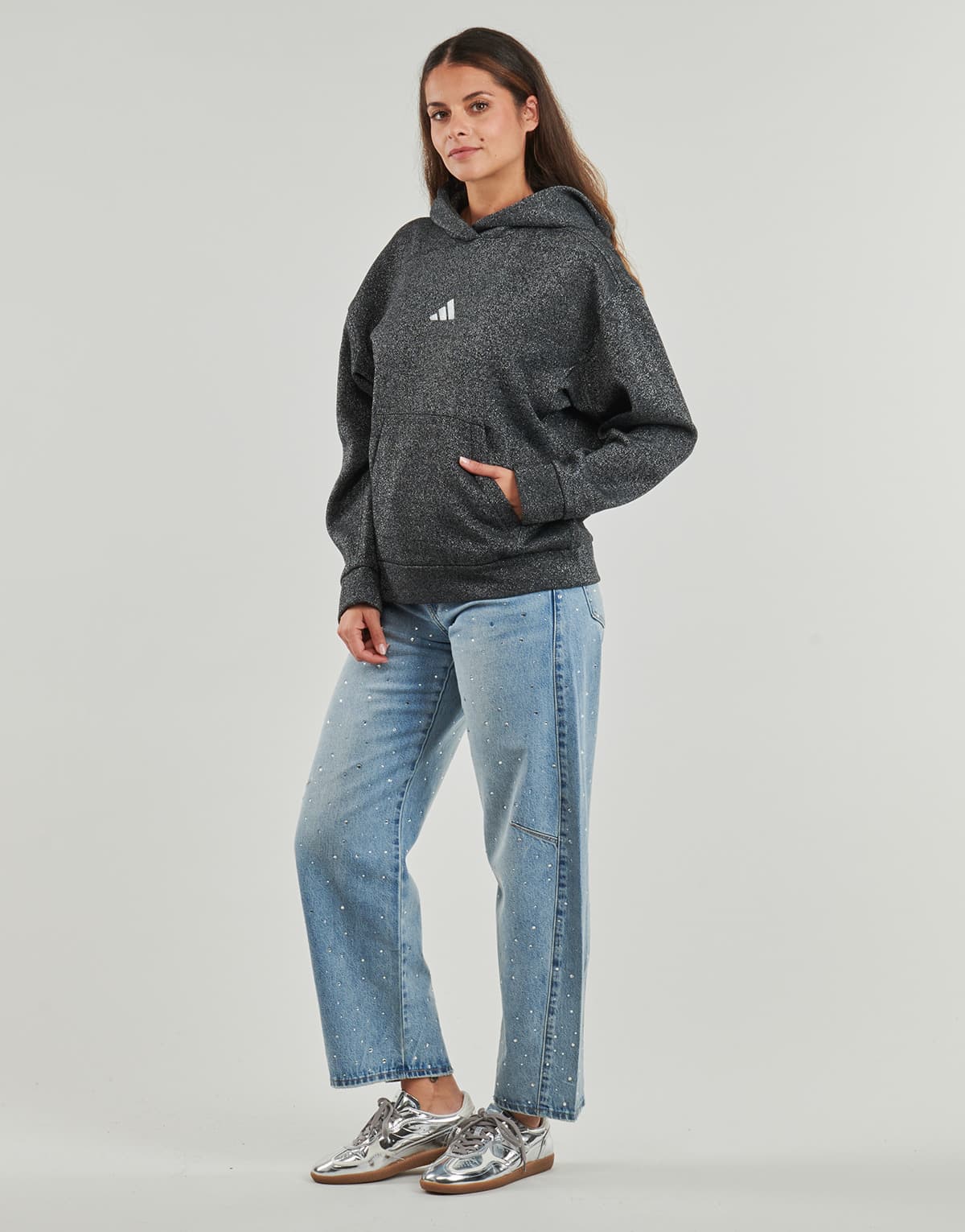 Women's Sweatshirts adidas Gray