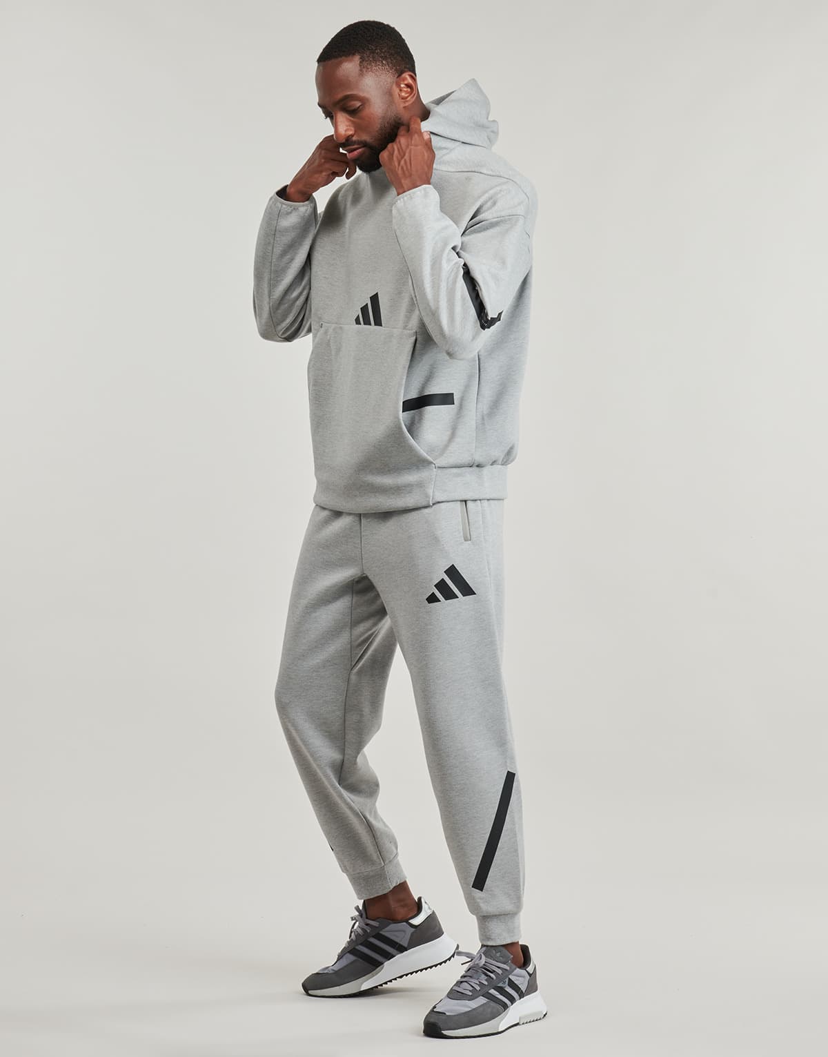 Men's Sweatshirts adidas Gray