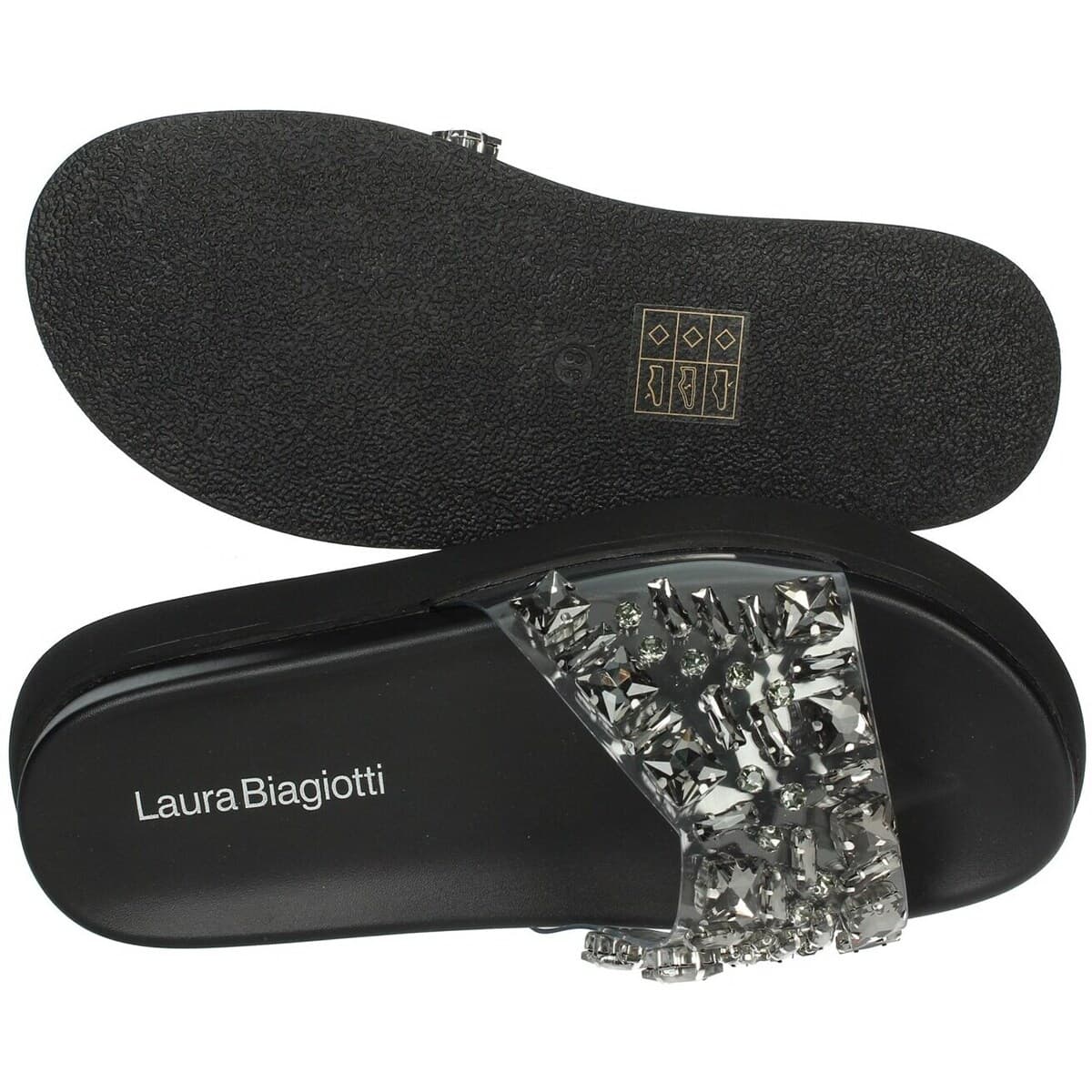 Women's Flip Flops Laura Biagiotti Black