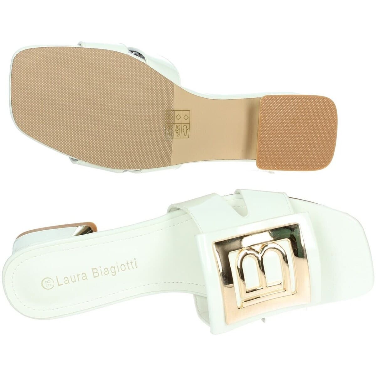 Women's Flip Flops Laura Biagiotti White