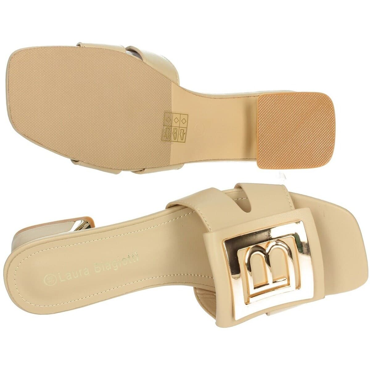 Women's Flip Flops Laura Biagiotti Beige