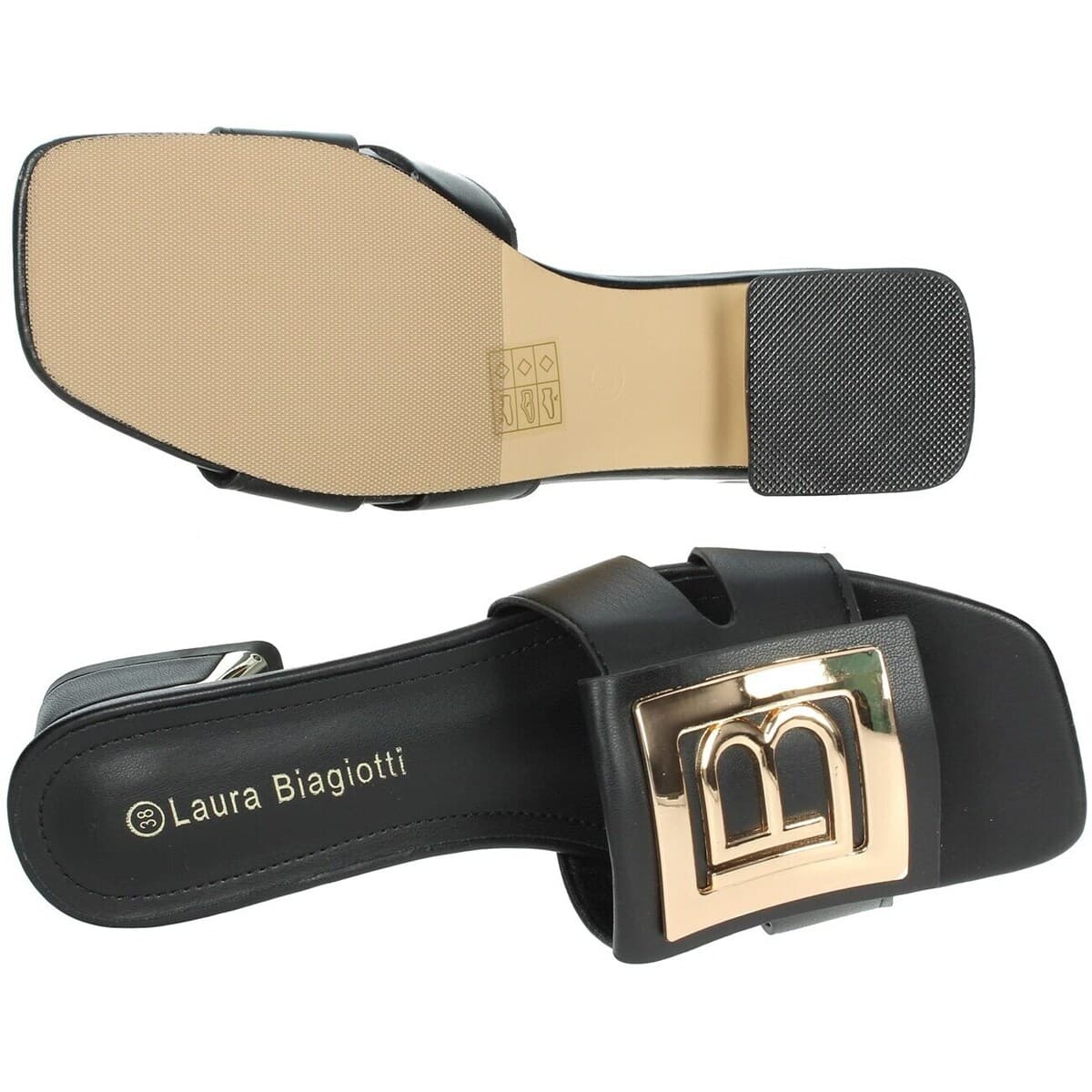 Women's Flip Flops Laura Biagiotti Black