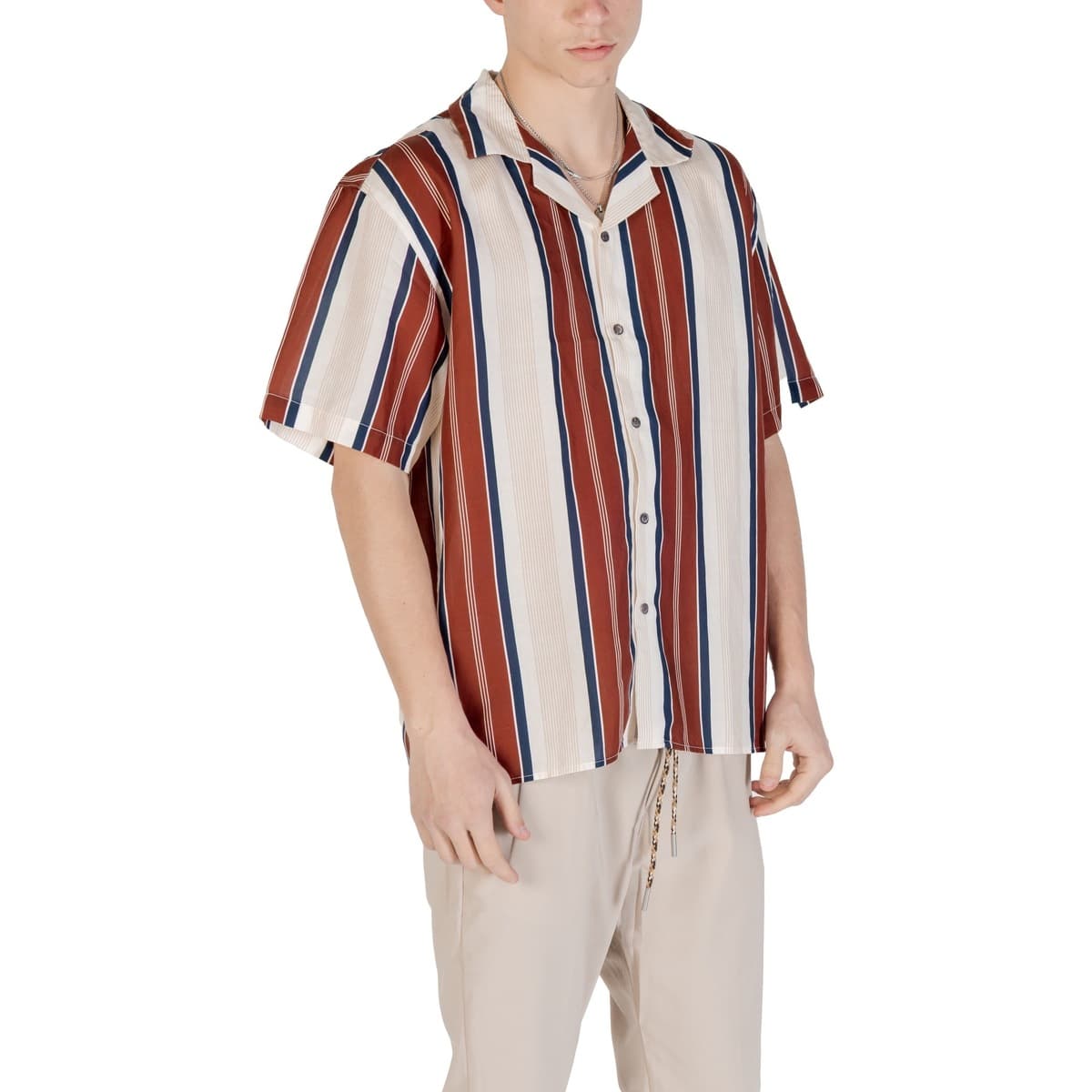 Men's Shirts Gianni Lupo Beige