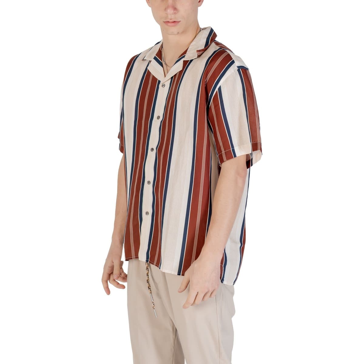 Men's Shirts Gianni Lupo Beige