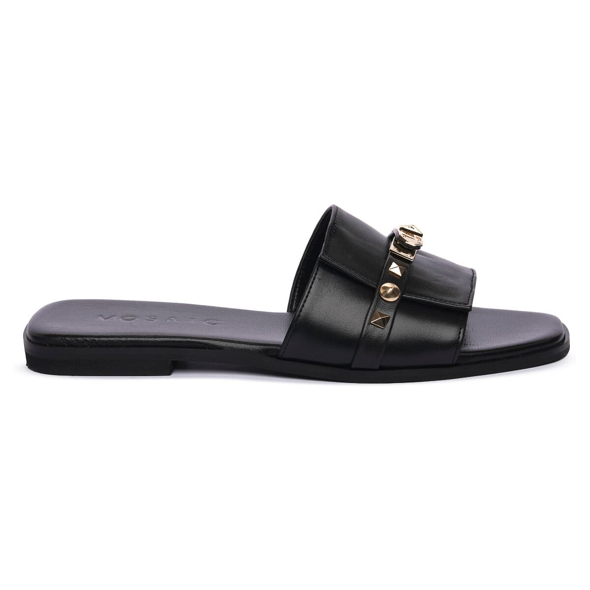 Women's Mules Mosaic Black