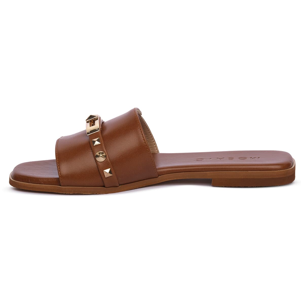 Women's Mules Mosaic Brown