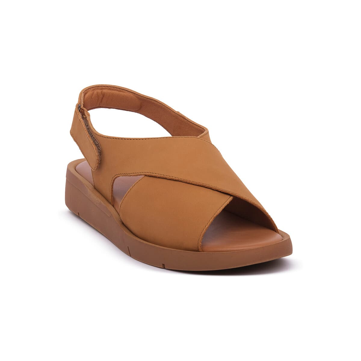 Σανδάλια με πλατφόρμα Frau NABUK CARAMEL