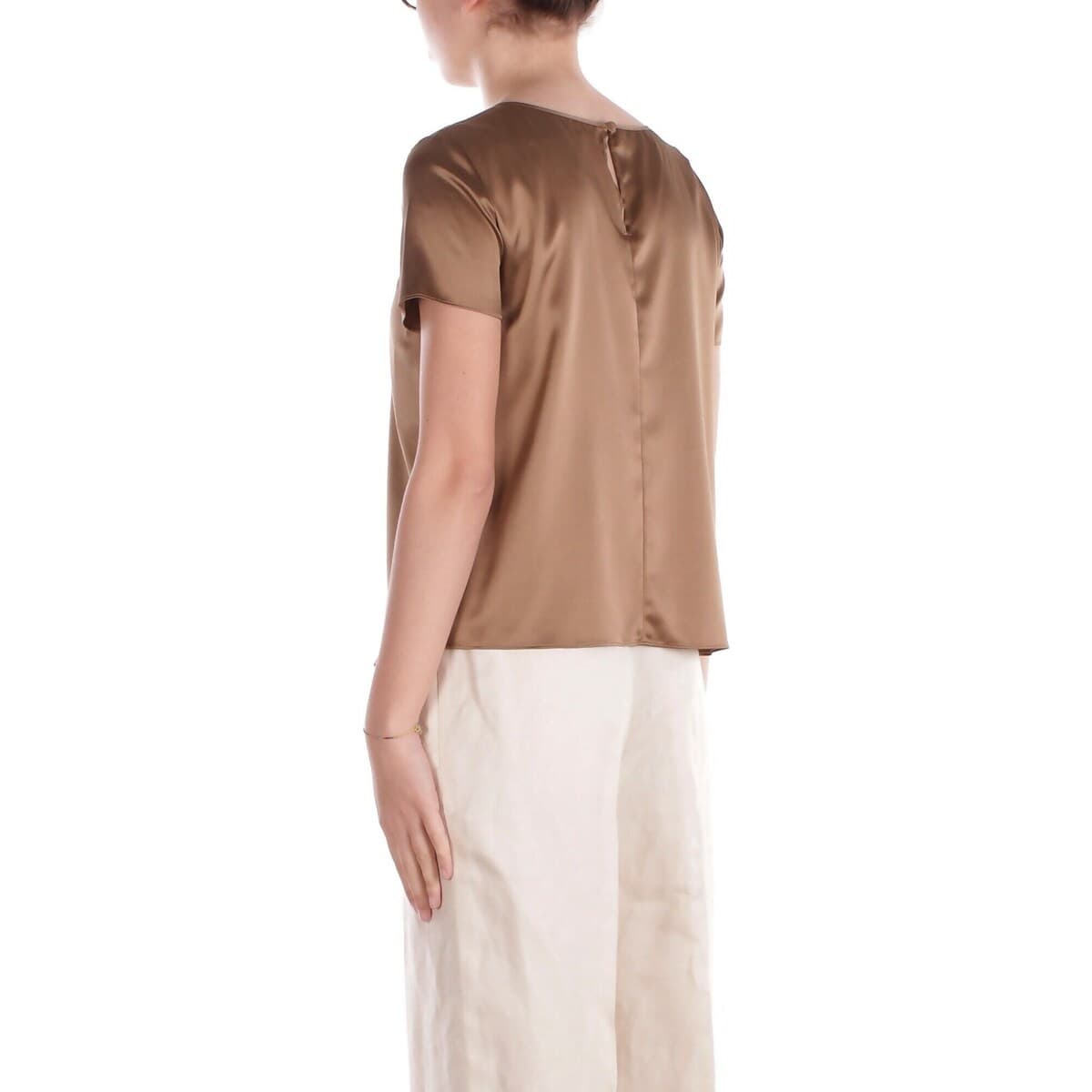 Women's T-Shirts Emporio Armani Brown