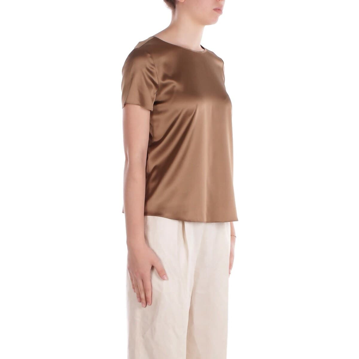 Women's T-Shirts Emporio Armani Brown