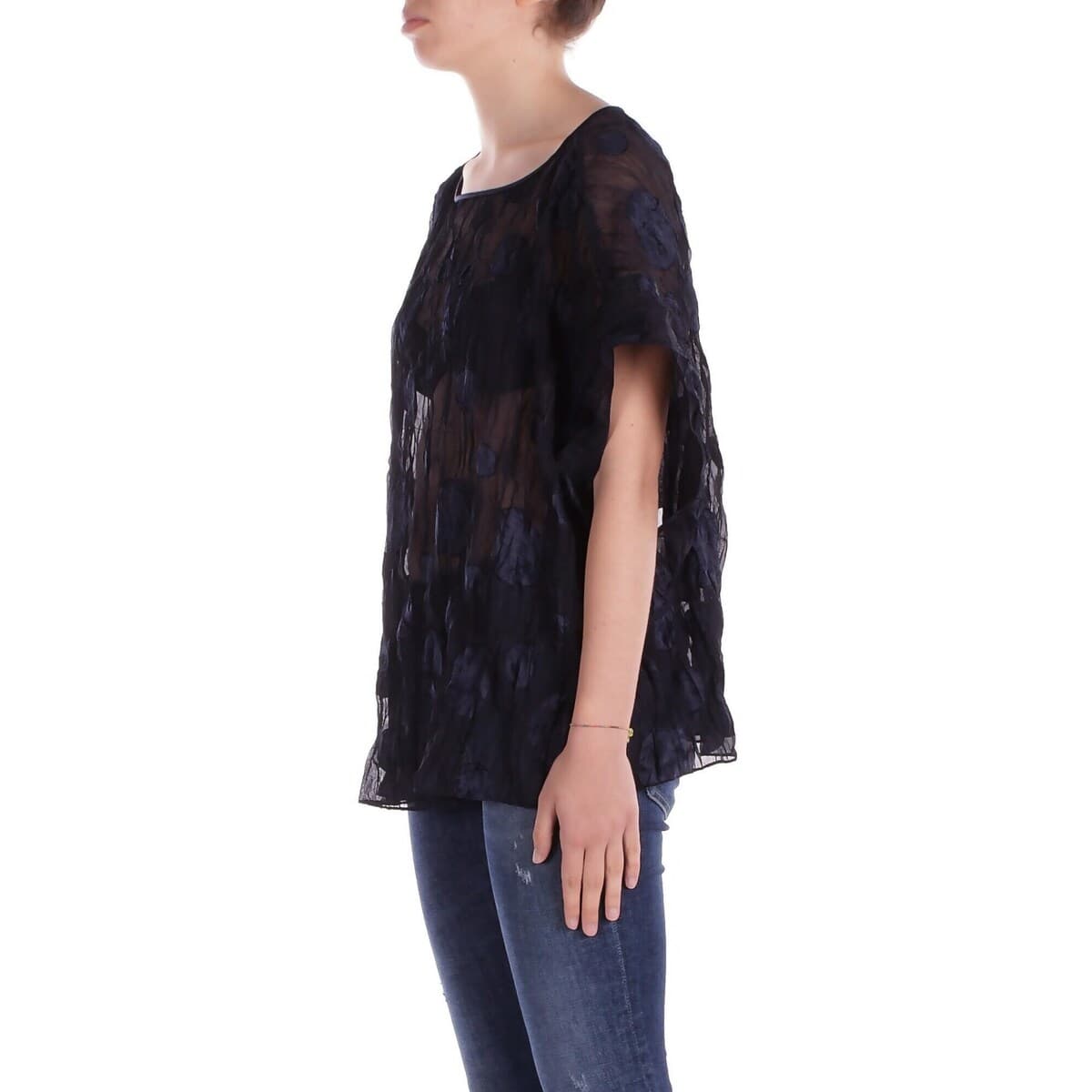 Women's T-Shirts Emporio Armani Blue