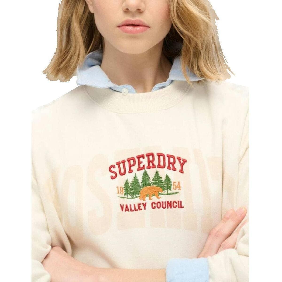 Women's Sports T-Shirts Superdry Beige