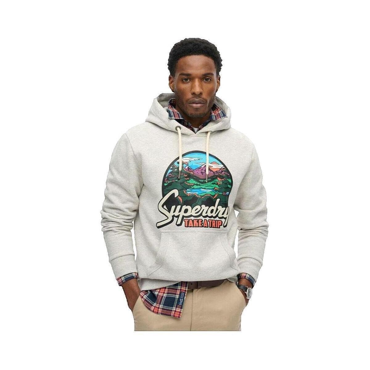 Men's Sweatshirts Superdry Gray