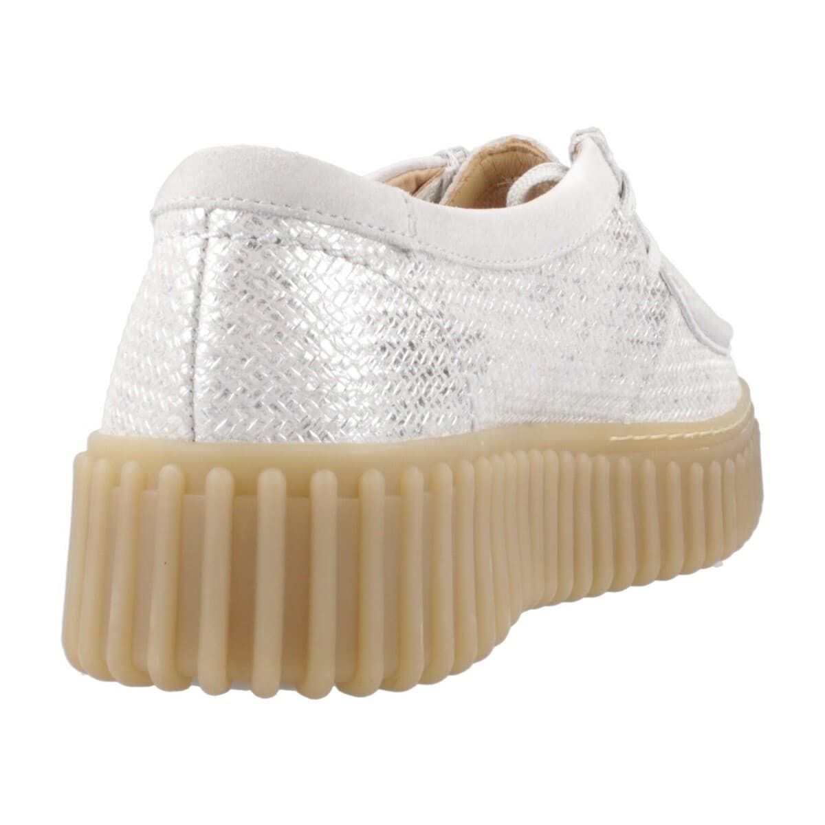 Women's Derby Shoes Clarks Silver