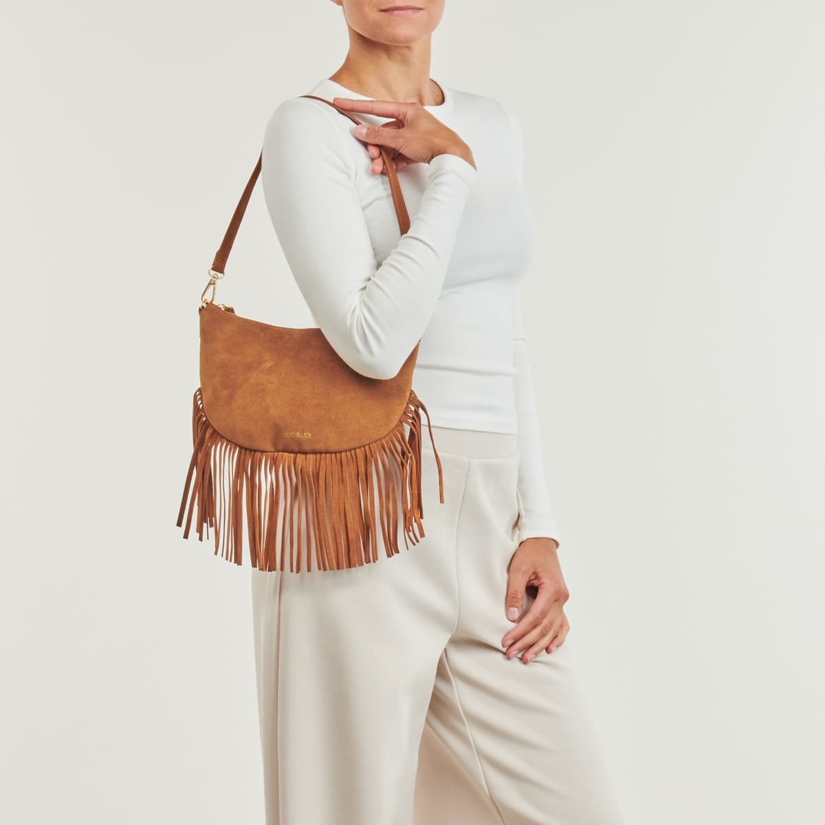 Women's Shoulder Bags Nat et Nin Brown