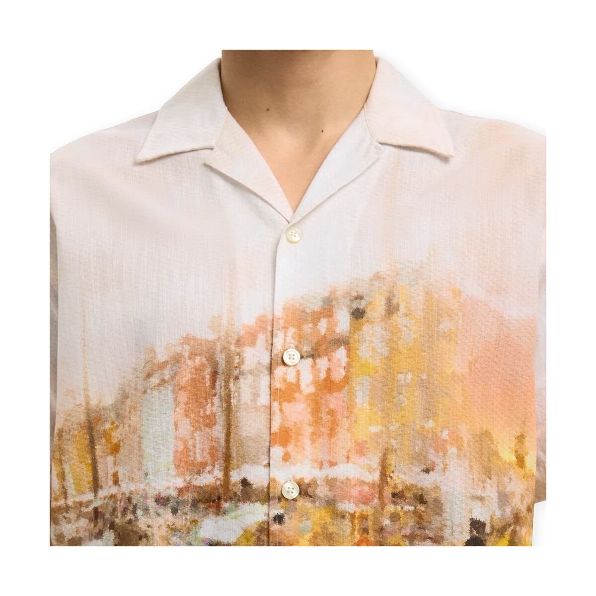 Men's Shirts Selected Beige