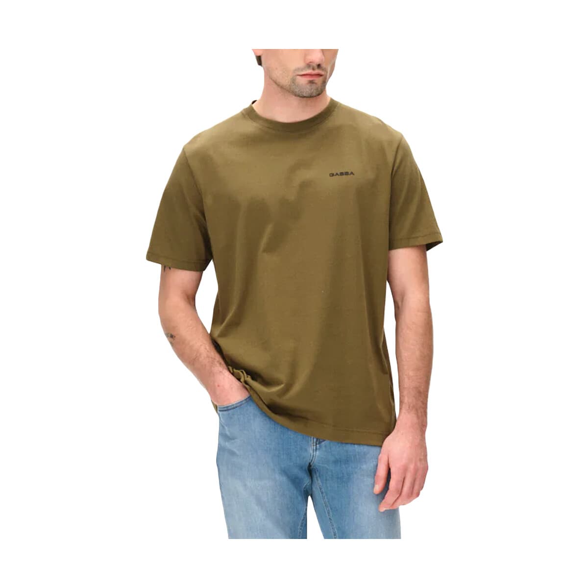 T-shirt με κοντά μανίκια Gabba DUNE LOGO GOTS T-SHIRT MEN