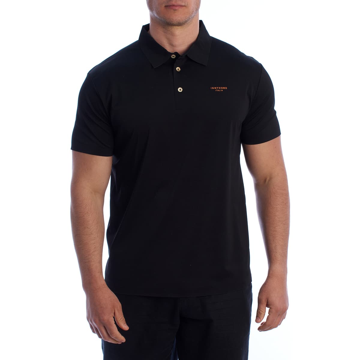 Πόλο με κοντά μανίκια Inmyhood HS24MPL15-SAGE