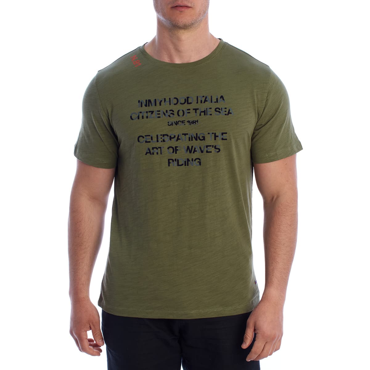 T-shirt με κοντά μανίκια Inmyhood HS24MTS17-MILK