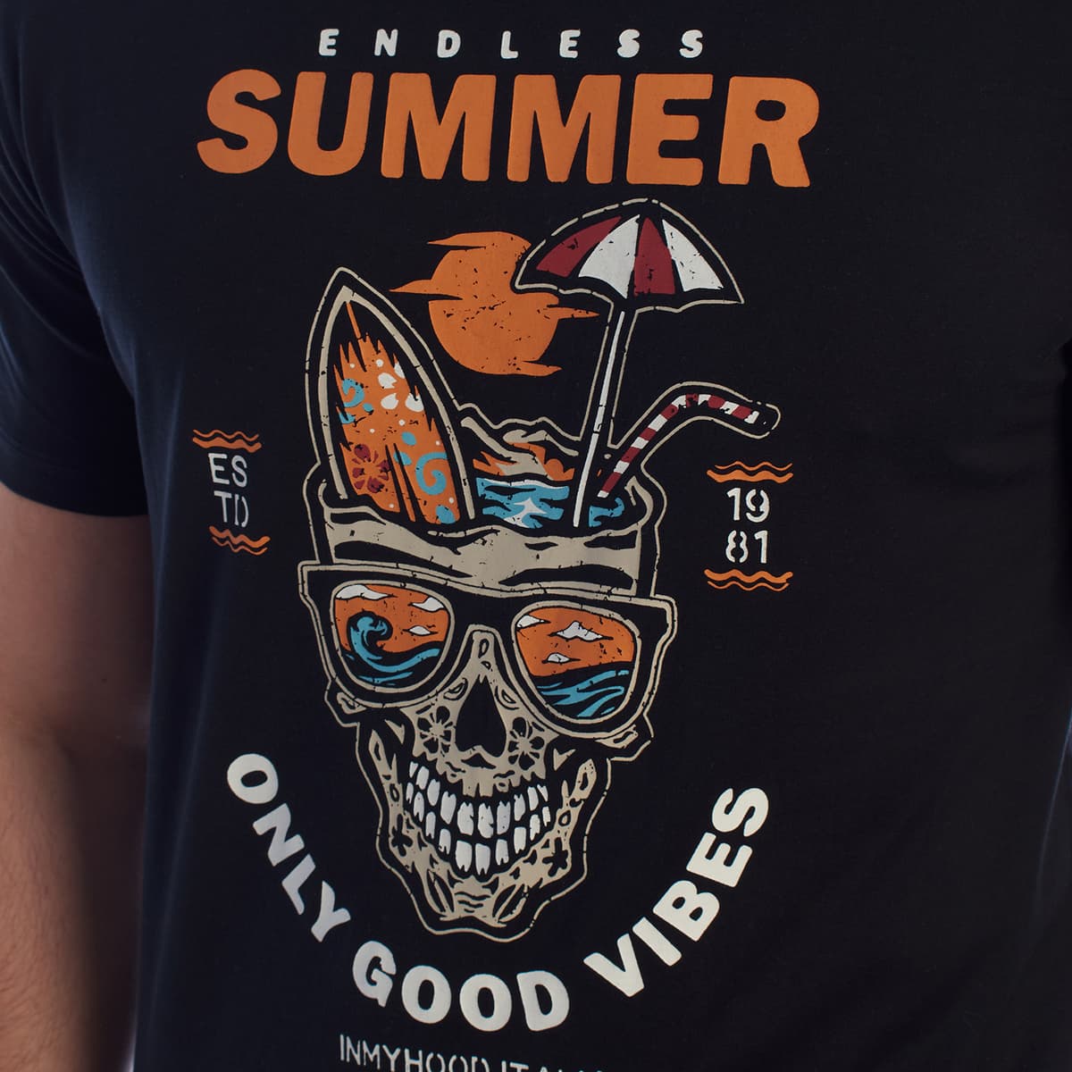 Men's T-Shirts Inmyhood Black