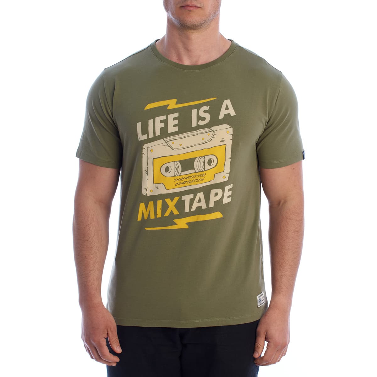T-shirt με κοντά μανίκια Inmyhood HS24MTS24-YELLOW