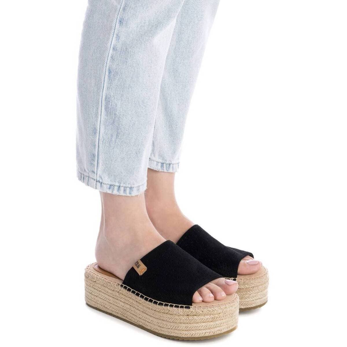 Women's Platforms Refresh Black