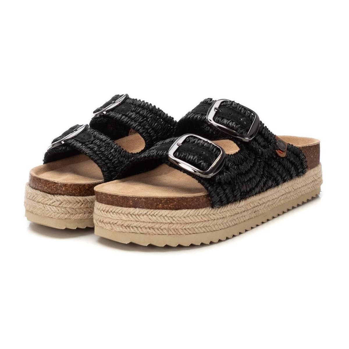 Women's Platforms Refresh Black