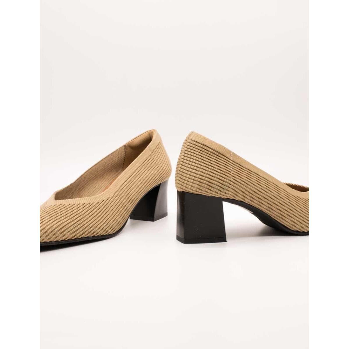 Women's Dress Shoes Miss Elastic Beige