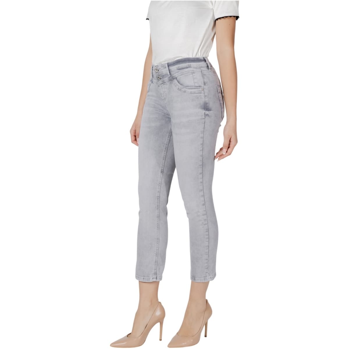 Women's Jeans Street One Gray