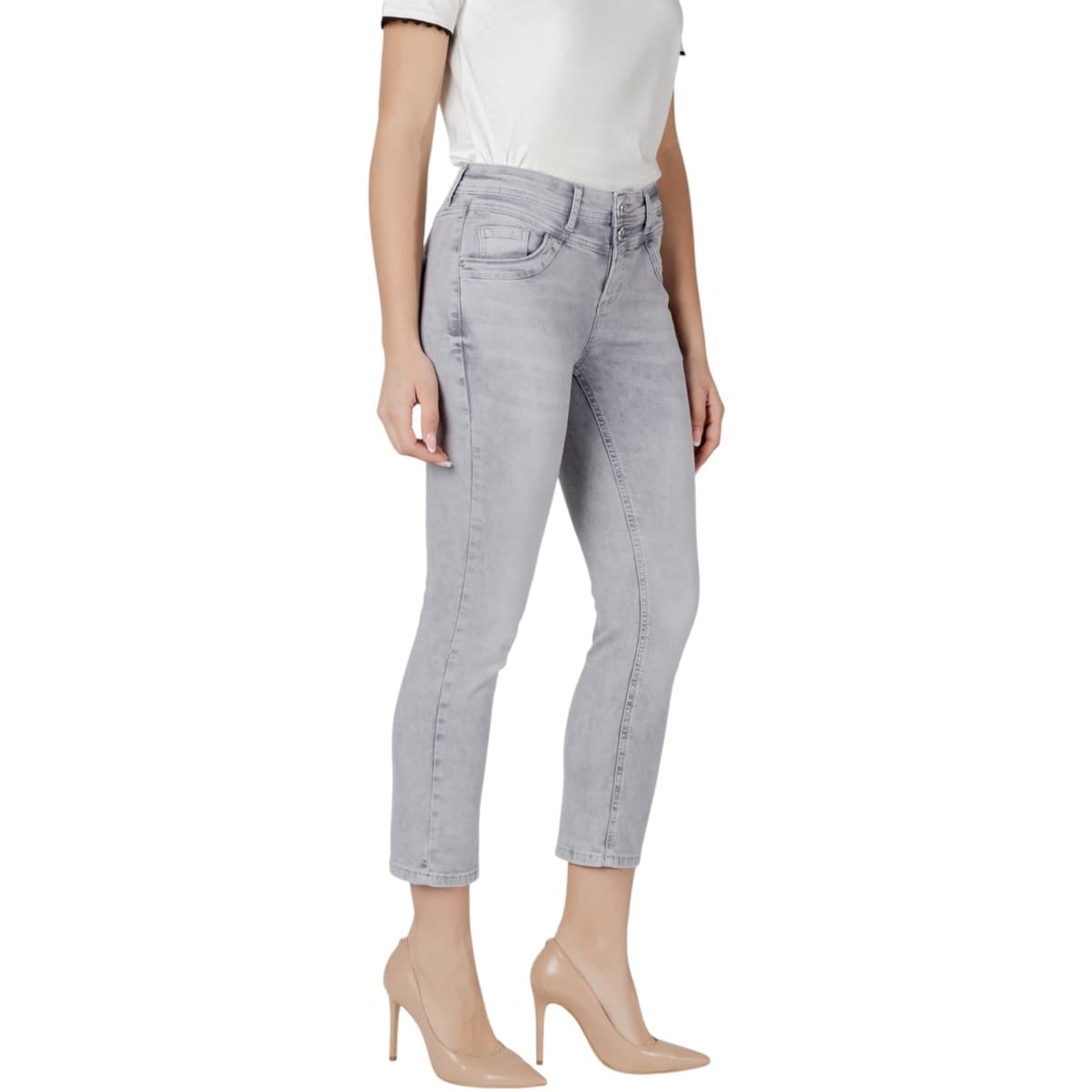 Women's Jeans Street One Gray