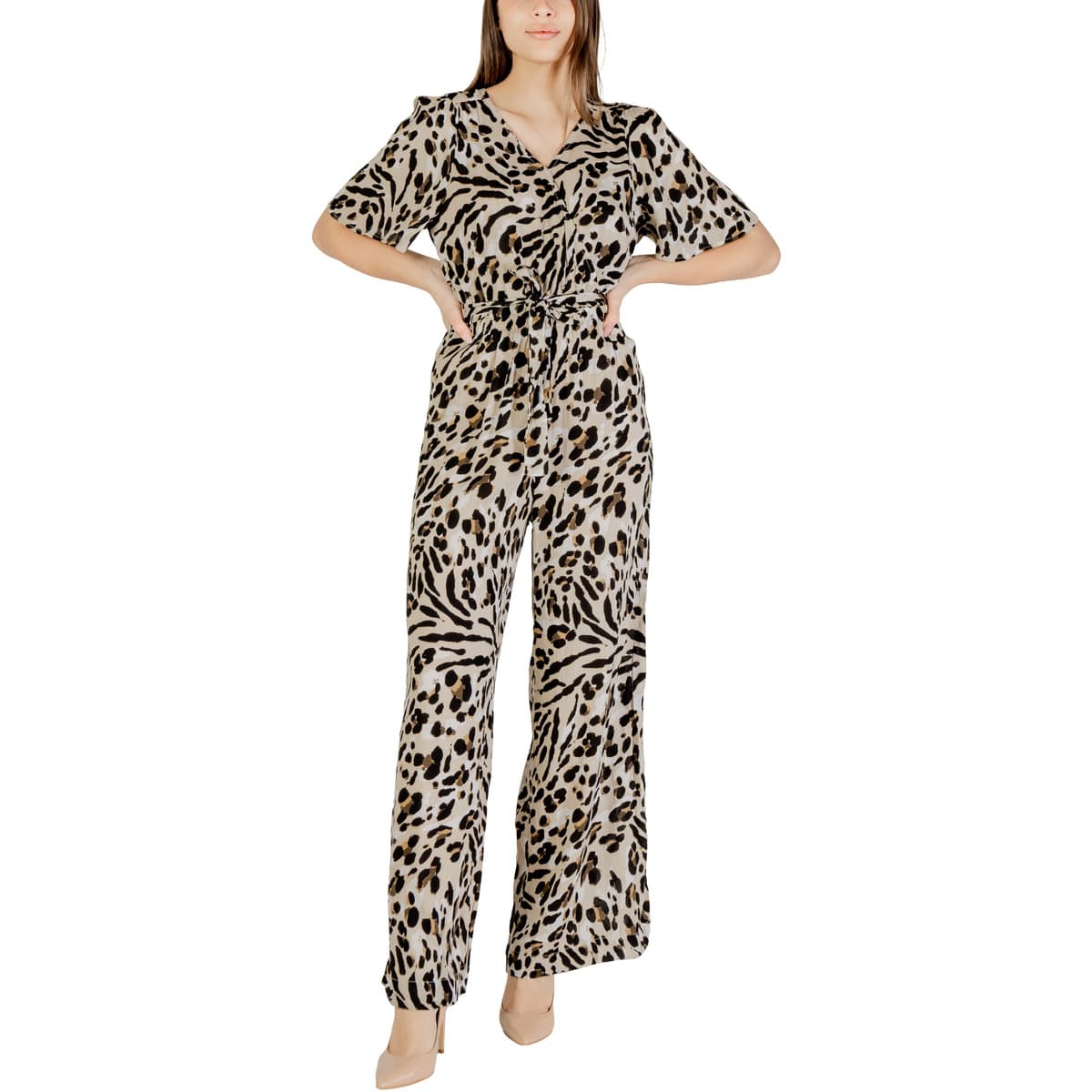 Women's Jumpsuits Ichi Beige