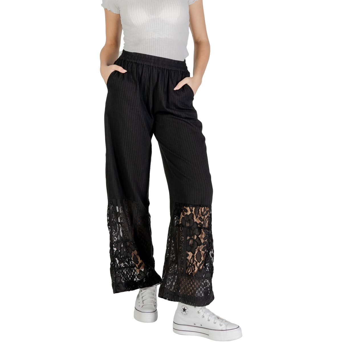 Women's Pants Ichi Black