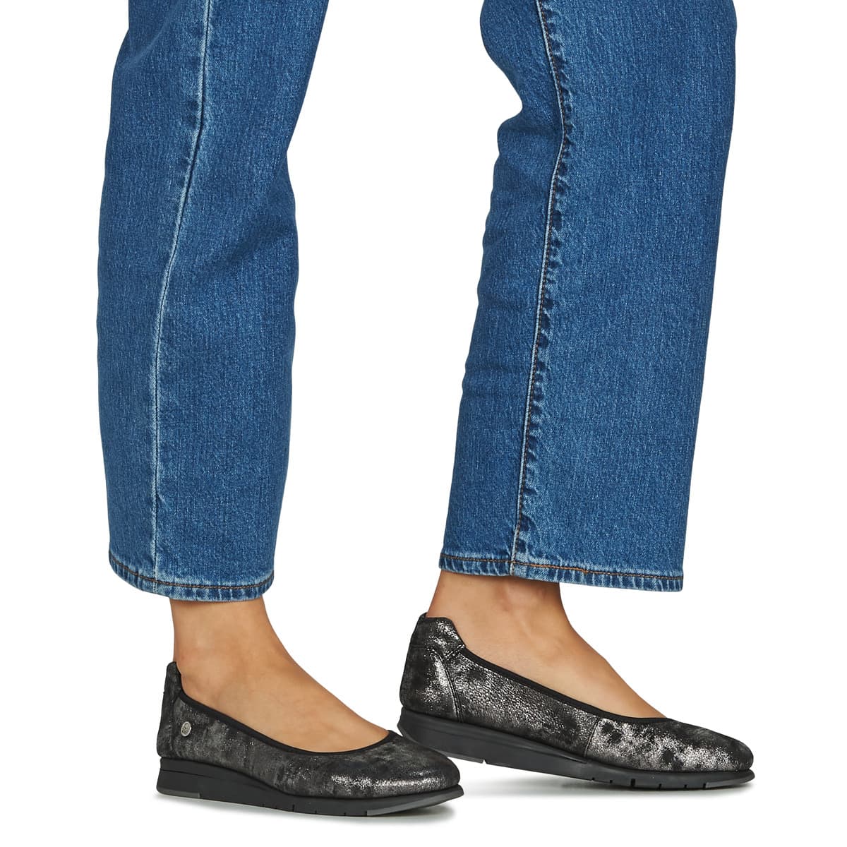 Women's Ballet Flats Casual Attitude Gray