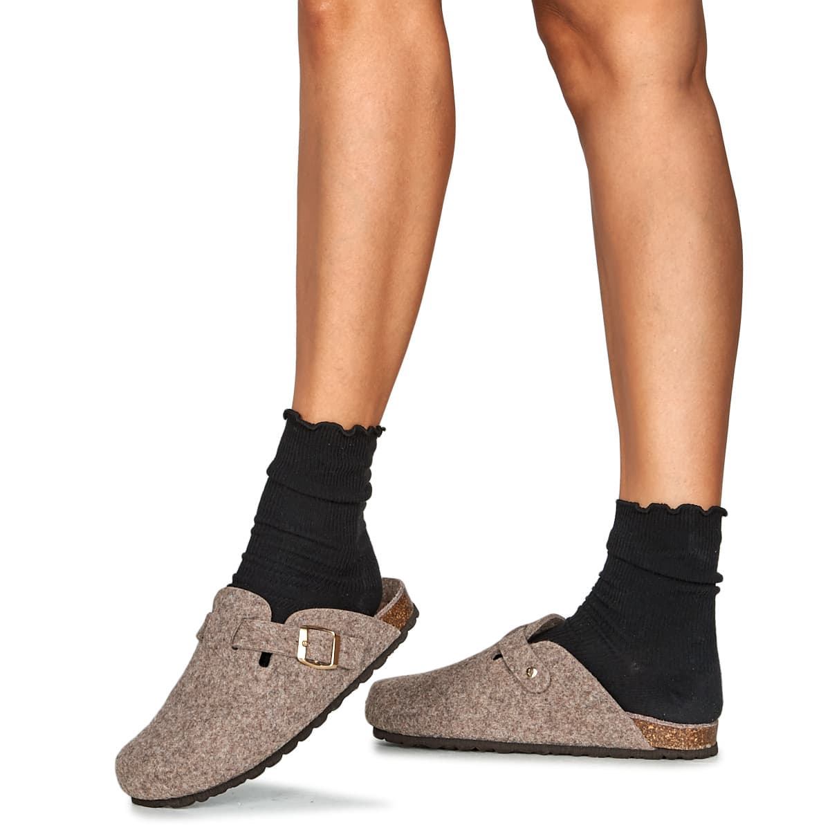 Women's House Slippers Casual Attitude Brown