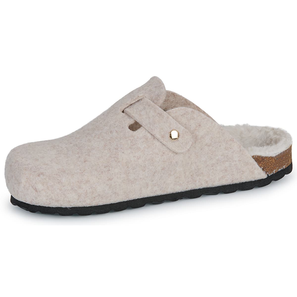 Women's House Slippers Casual Attitude Beige