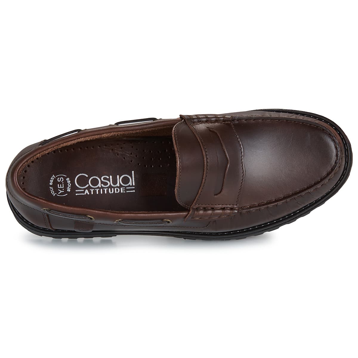 Men's Loafers Casual Attitude Brown