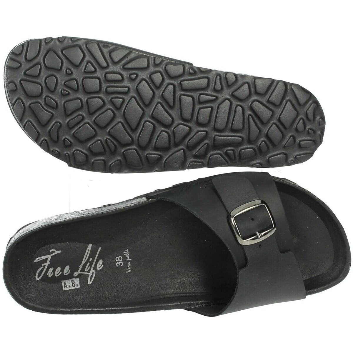 Women's Flip Flops Free Life Black