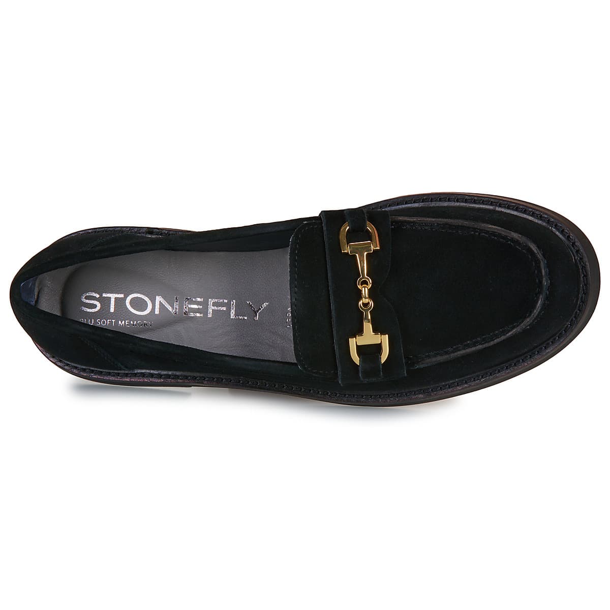 Women's Loafers Stonefly Black