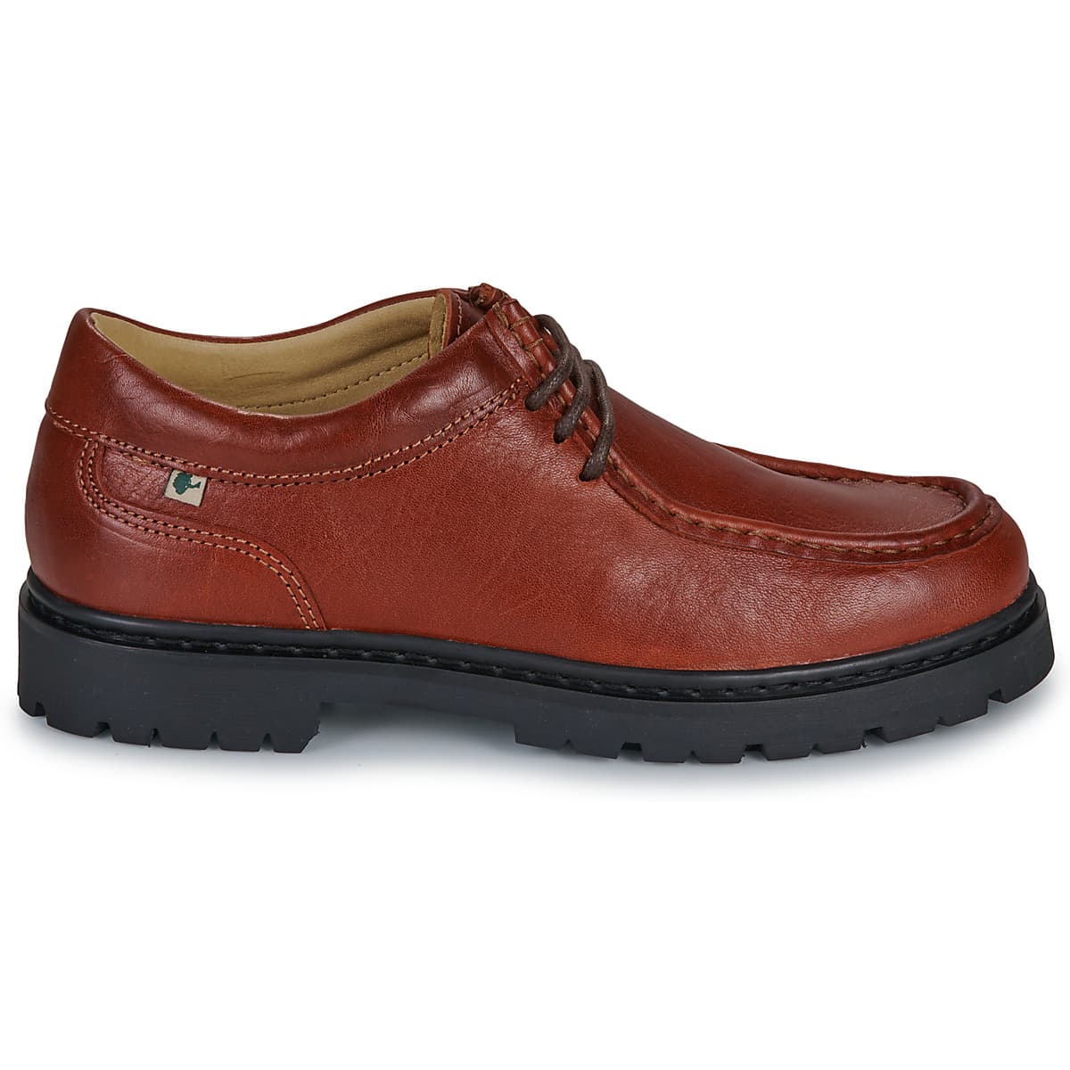 Men's Derby Shoes Dream in Green Brown