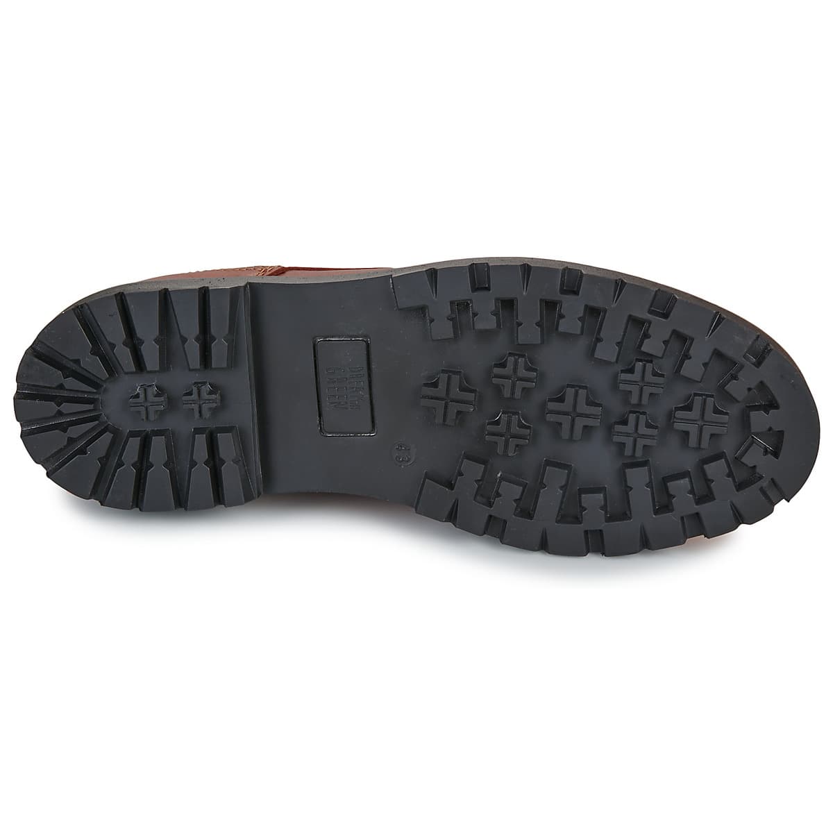 Men's Derby Shoes Dream in Green Brown